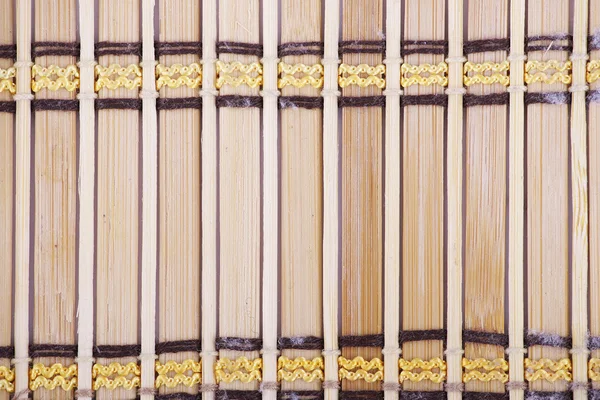 Velho tecido de bambu estilo padrão de madeira tailandês — Fotografia de Stock