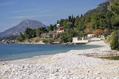 plaj bar, shushan, şehirde Karadağ