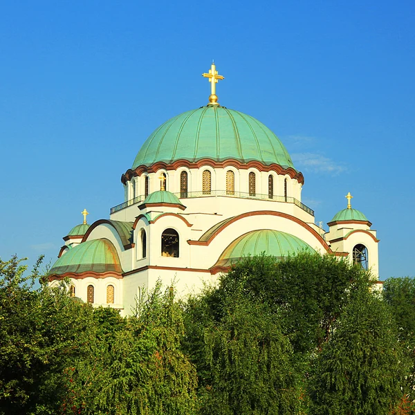 Cathédrale Sainte-Sava à Belgrade Serbie — Photo