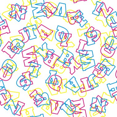 Alfabe düzeni. Vektör harfler