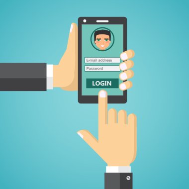 Smartphone ekranda sayfa imi.