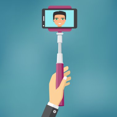 Smartphone için kendi kendine portre aracı.