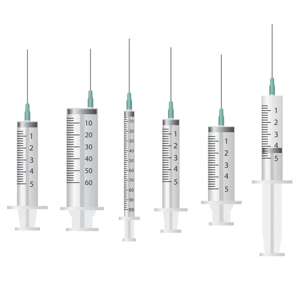 Seringas vazias . — Vetor de Stock
