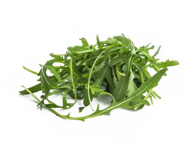 İzole organik roka yaprakları