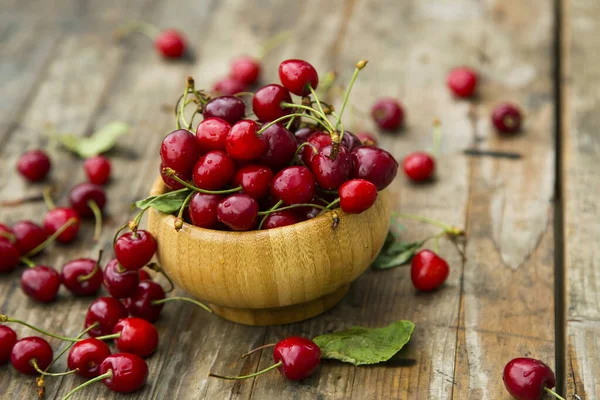 Cherry Organic Berries Harvest Fresh Cherries Jam Juice Smoothie Compote — Stock Photo, Image