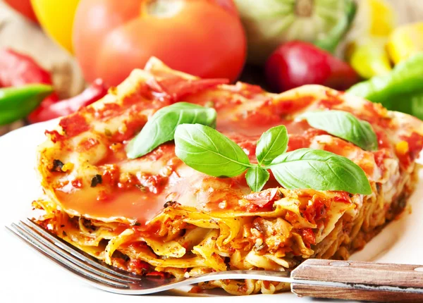 Vegetarian Lasagna — Stock Photo, Image