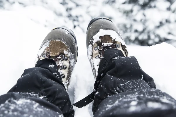 Botas de senderismo de invierno — Foto de Stock