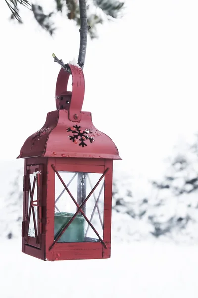 Зимний фонарь — стоковое фото