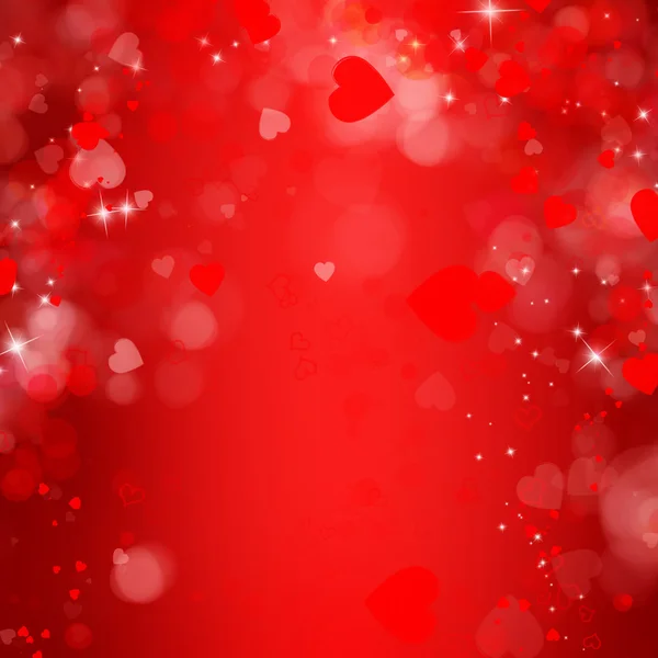 Abstract Hearts Background, St.Valentin's Day Concept — Stock Photo, Image