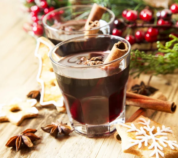 Mulled şarap bardakları — Stok fotoğraf