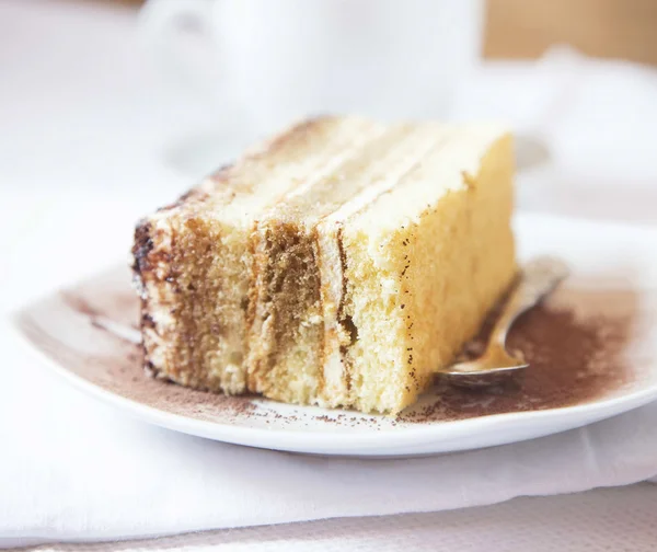 Tiramisu, selektivní zaměření — Stock fotografie