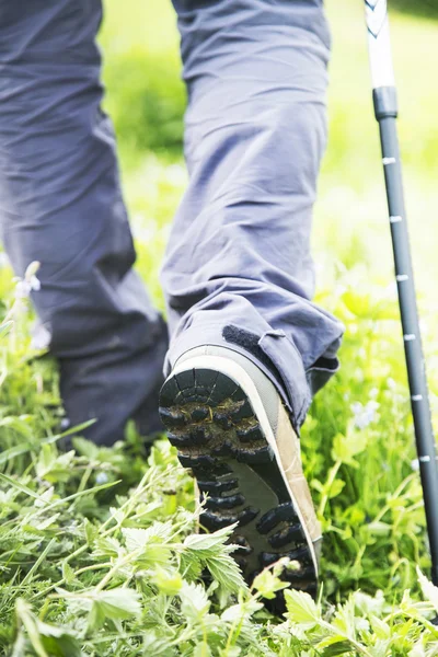 Outdoor Mountain Hiker — Stock Photo, Image