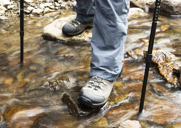 Creek Hiking — Stock Photo, Image