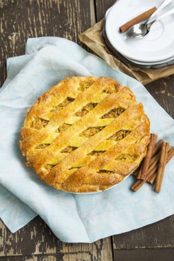 Tarçın ile huysuz elmalı turta