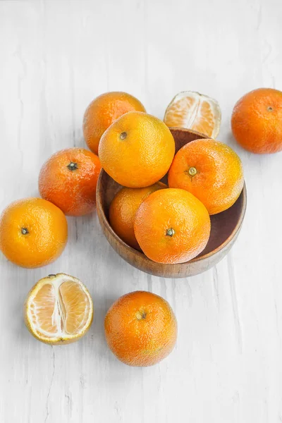 Фрукти свіжі мандарини клементини — стокове фото
