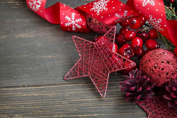 Festive Red Christmas Decoration — Stock Photo, Image