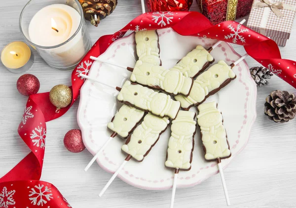 Christmas Chocolate Treats — Stock Photo, Image