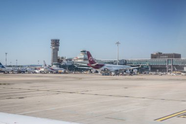 08.05.2019. in Marseille, France, Marseille Airport, view to new terminal at airport of Marseilles