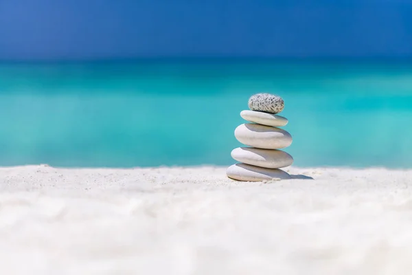 Piedras Zen Para Mediación Relajación Energía Positiva Vibraciones Las Piedras — Foto de Stock