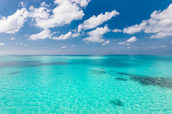 Cielo Agua Perfectos Del Océano Índico Mar Tranquilo Océano Fondo —  Fotos de Stock