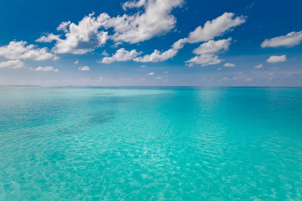 Beach Ocean Sea View Vacation Template Copy Space Beautiful Panoramic — Stock Fotó
