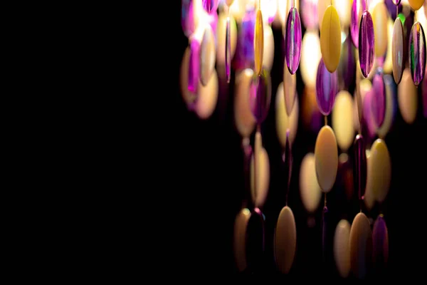 Αφηρημένη Φως Ζωγραφική Πολύχρωμο Πολύχρωμο Λάμπα Λάμπει Καλλιτεχνικό Φωτιστικό Οροφής — Φωτογραφία Αρχείου