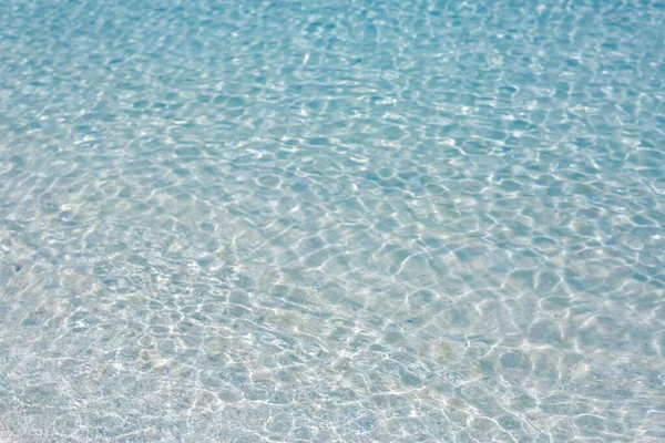Imagen Abstracta Vista Superior Ola Brillante Agua Mar Azul Claro — Foto de Stock
