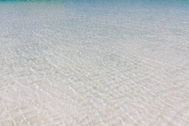 Dalgalarla dolu güzel deniz suyu yüzeyi 