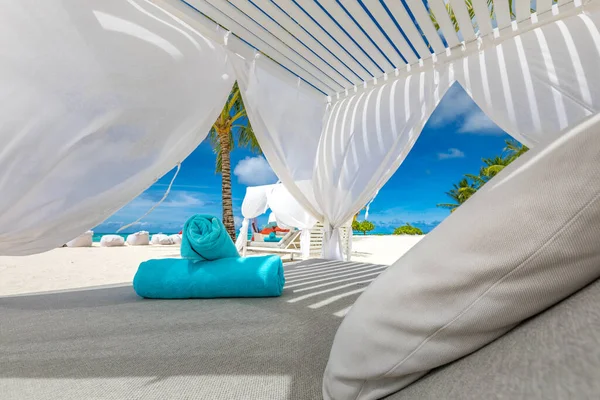 Schönes Luxushotel Hintergrund Reiseziel Für Sommerferienkonzept — Stockfoto