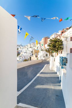Santorini Adası 'nın güzel mimarisi, Yunanistan