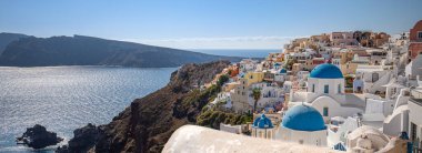 Santorini Adası 'nın güzel mimarisi, Yunanistan