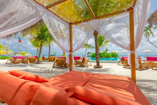 Beautiful Tropical Resort Paradise Destination Travel Concept — Stock Photo, Image