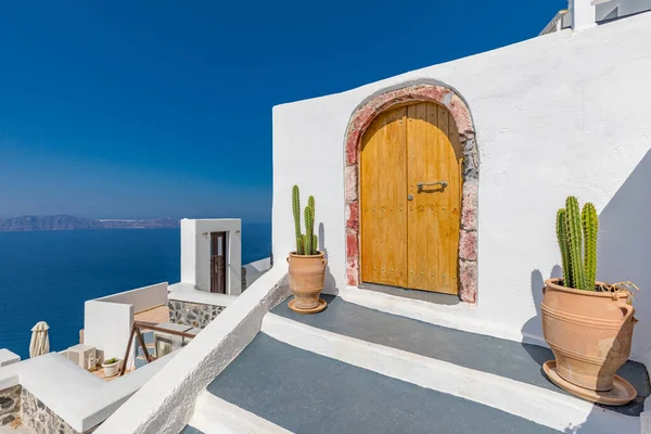 Piękna Architektura Wyspy Santorini Grecja — Zdjęcie stockowe