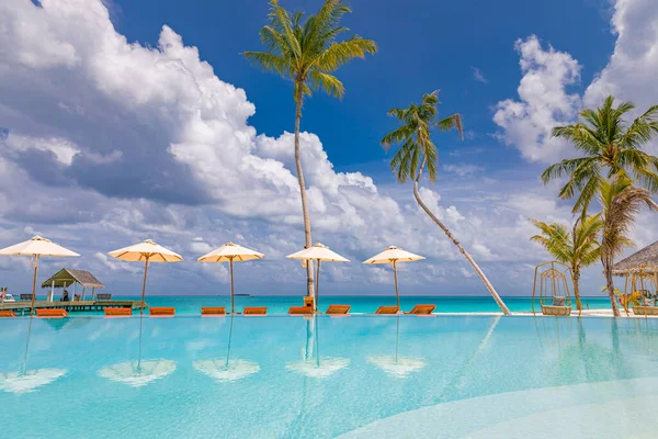 Beautiful Luxury Swimming Pool Luxury Hotel — Stock Photo, Image