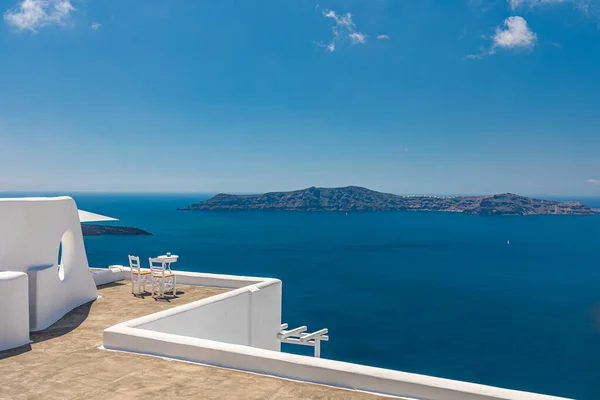 サントリーニ島ギリシャの美しい建築物 — ストック写真