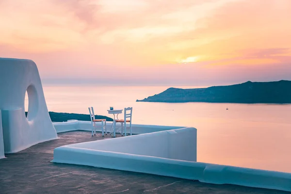 Beautiful Luxury Hotel Santorini Island Greece — Stock Photo, Image