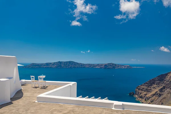 Krásná Architektura Ostrova Santorini Řecká — Stock fotografie