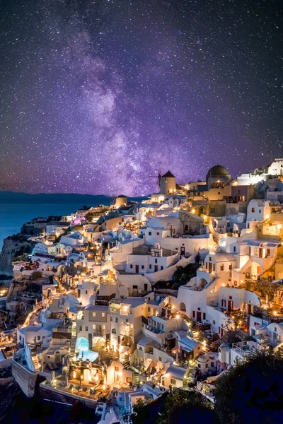 Прекрасний Вид Острів Санторіні Греція — стокове фото