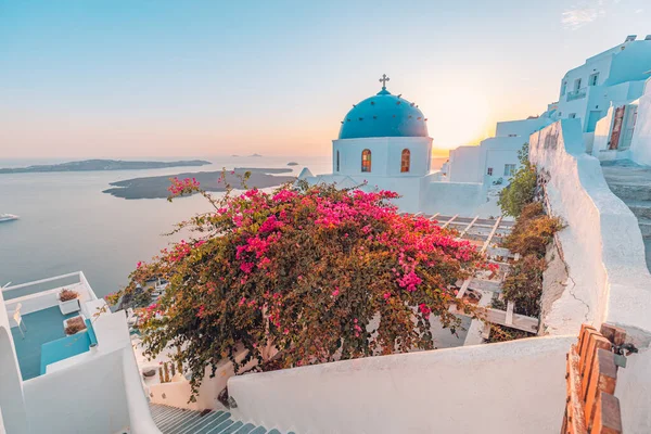 Bela Vista Ilha Santorini Grécia — Fotografia de Stock