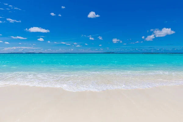 Mavi Gökyüzü Olan Güzel Tropikal Plaj — Stok fotoğraf