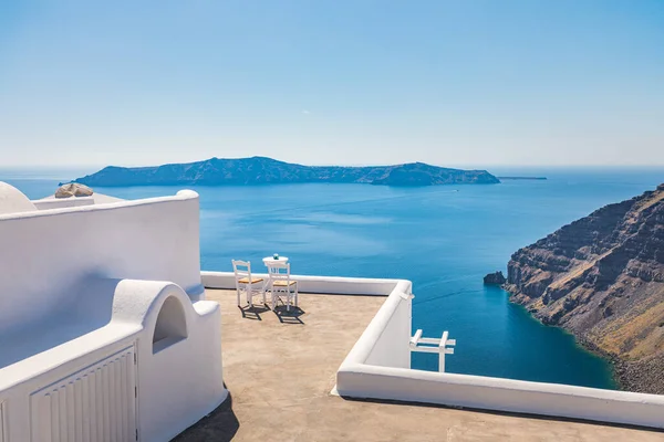 Hermosa Arquitectura Isla Santorini Grecia —  Fotos de Stock