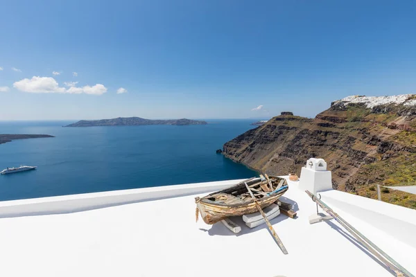 Uitzicht Het Griekse Eiland Santorini Griekenland — Stockfoto