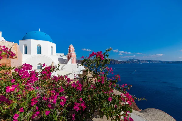 Bela Arquitetura Branca Ilha Santorini Grécia — Fotografia de Stock