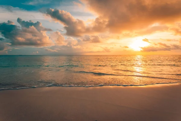 Strand Tropische Zee Prachtige Zomer Landschap Kust Kust Met Kalme — Stockfoto