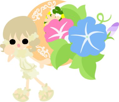 Sabah zafer ve bir kız, çizim