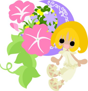 Sabah zafer ve bir kız, çizim