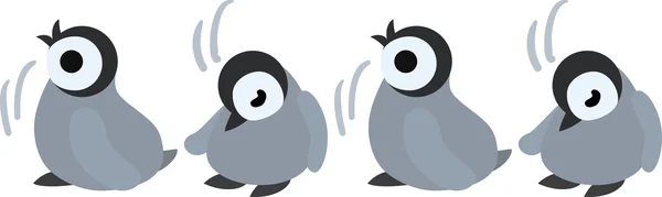 Güzel penguen bebekler, çizim