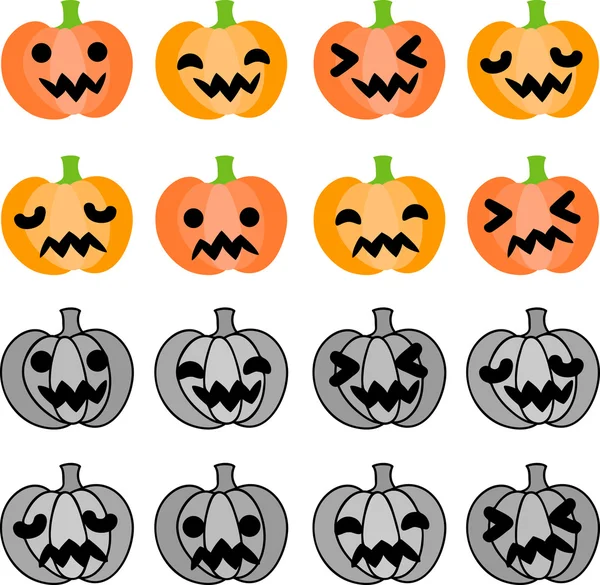 Les icônes d'Halloween — Image vectorielle