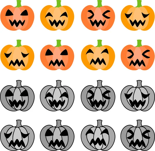 Les icônes d'Halloween — Image vectorielle