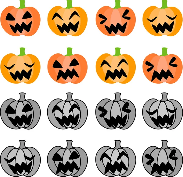 Les icônes d'Halloween — Image vectorielle